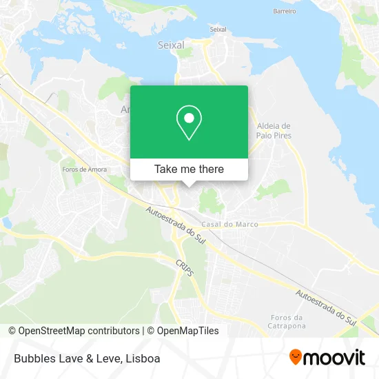 Bubbles Lave & Leve map