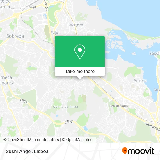 Sushi Angel map