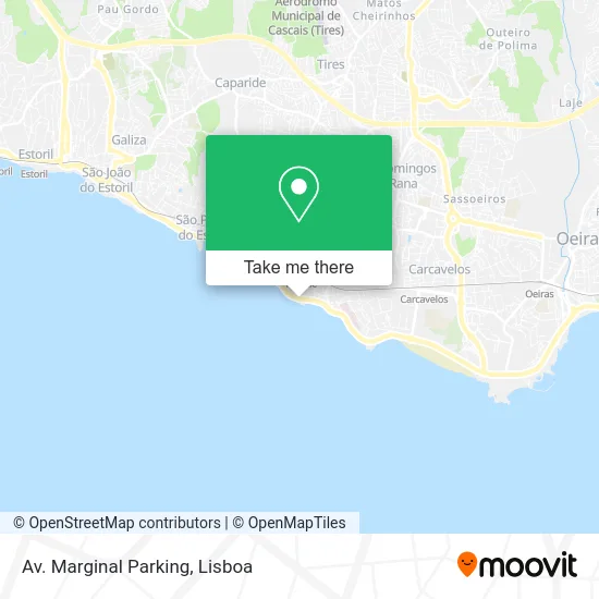 Av. Marginal Parking map