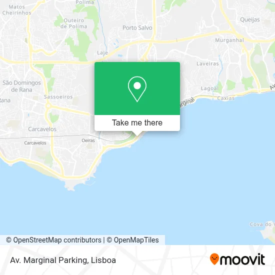 Av. Marginal Parking map