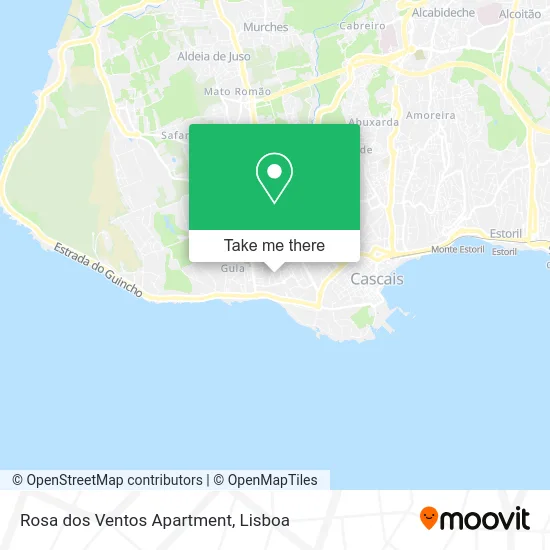 Rosa dos Ventos Apartment map