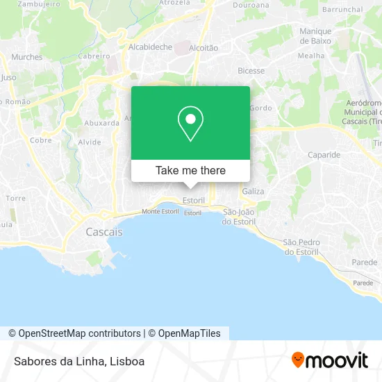 Sabores da Linha map