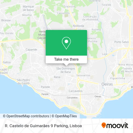 R. Castelo de Guimarães 9 Parking map
