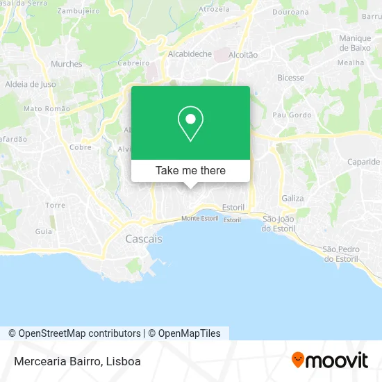 Mercearia Bairro map