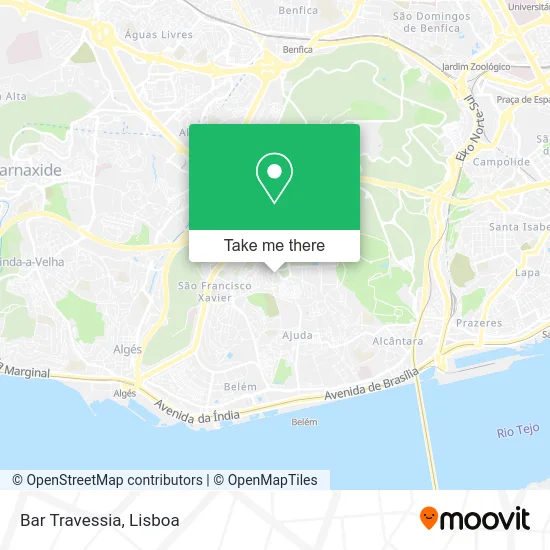 Bar Travessia map