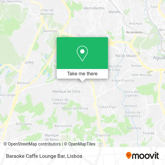 Baraoke Caffe Lounge Bar map