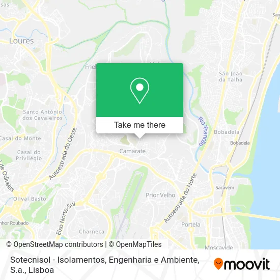 Sotecnisol - Isolamentos, Engenharia e Ambiente, S.a. map