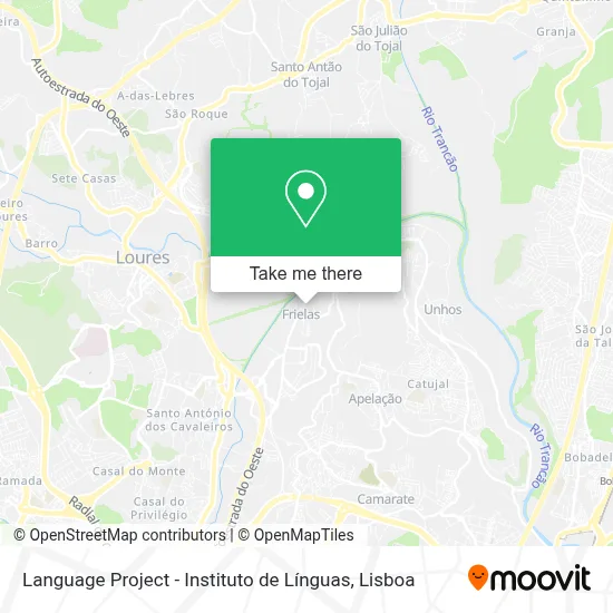 Language Project - Instituto de Línguas map