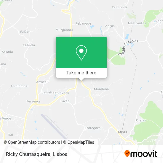 Ricky Churrasqueira map