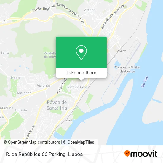 R. da República 66 Parking map