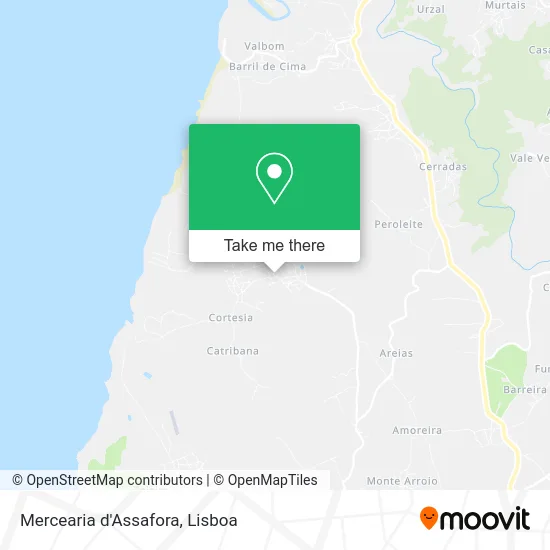 Mercearia d'Assafora map