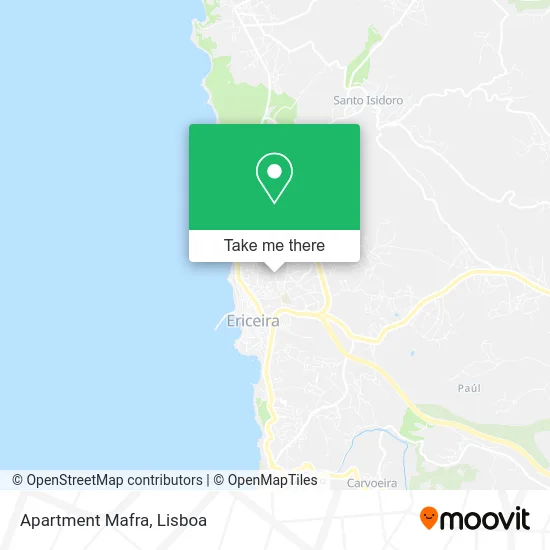 Apartment Mafra map