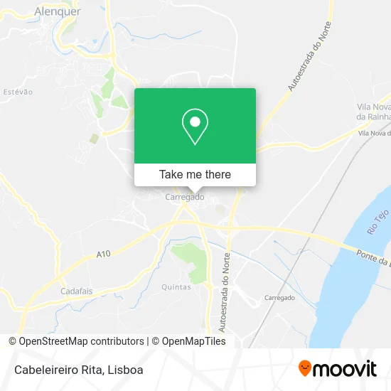 Cabeleireiro Rita map