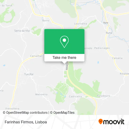 Farinhas Firmos map