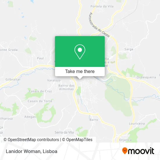 Lanidor Woman map