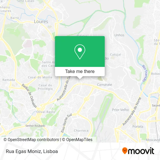 Rua Egas Moniz map