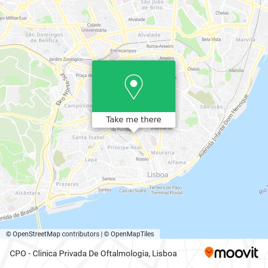 CPO - Clinica Privada De Oftalmologia map
