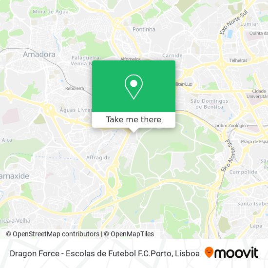 Dragon Force - Escolas de Futebol F.C.Porto map