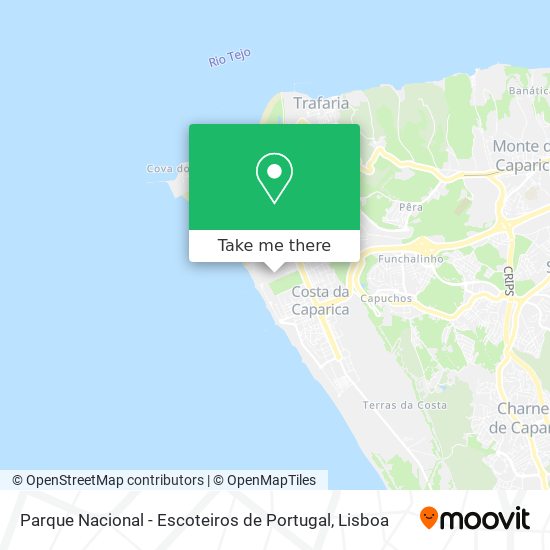 Parque Nacional - Escoteiros de Portugal mapa