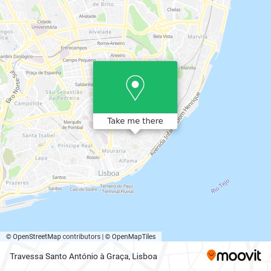 Travessa Santo António à Graça map