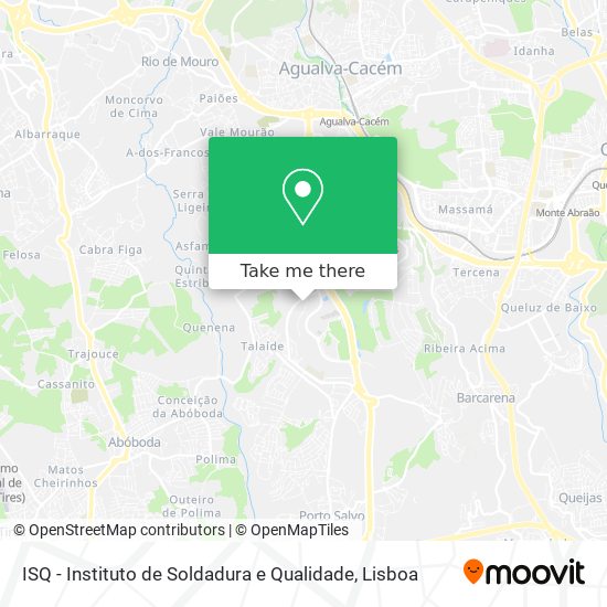 ISQ - Instituto de Soldadura e Qualidade map