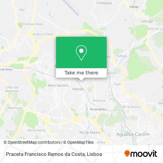 Praceta Francisco Ramos da Costa mapa