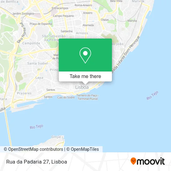 Rua da Padaria 27 map