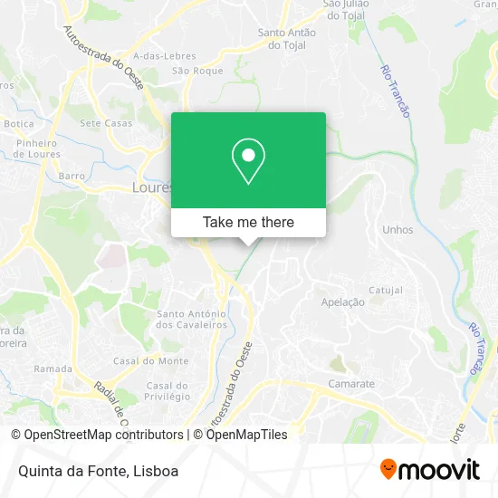 Quinta da Fonte map
