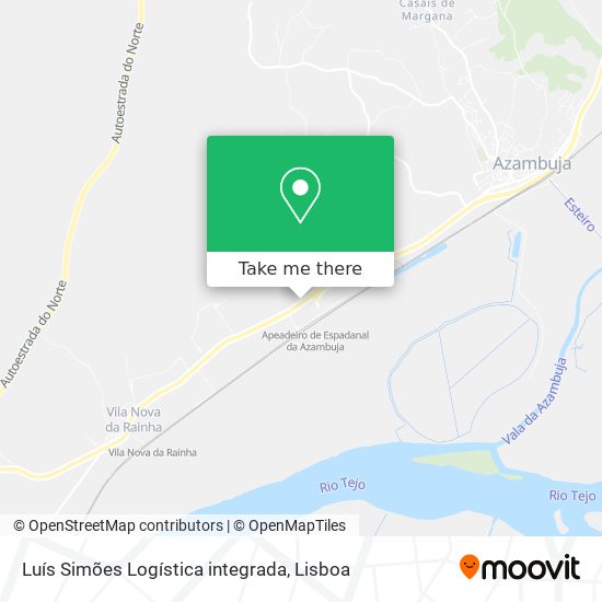 Luís Simões Logística integrada map