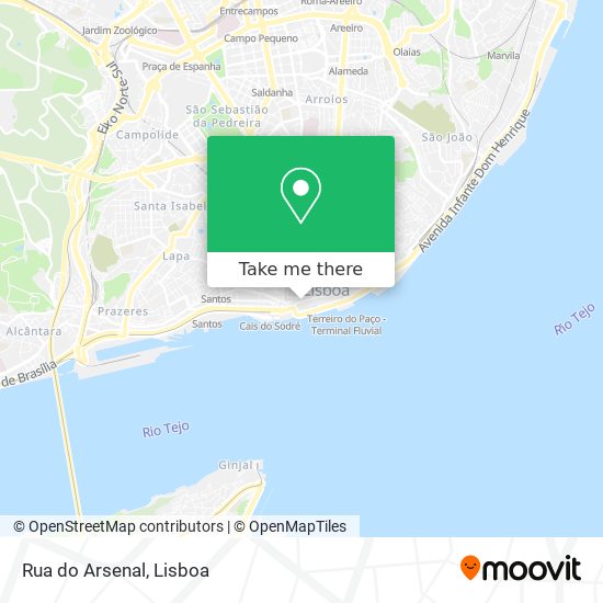 Rua do Arsenal map