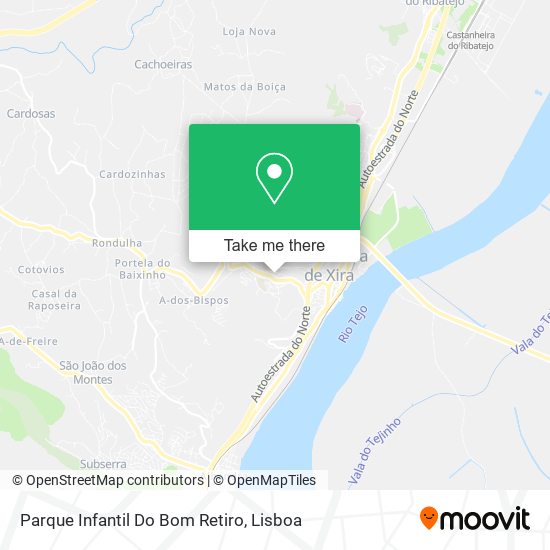Parque Infantil Do Bom Retiro mapa