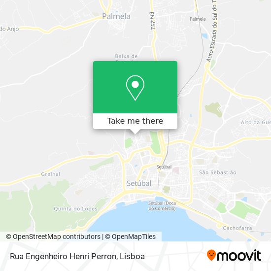 Rua Engenheiro Henri Perron mapa