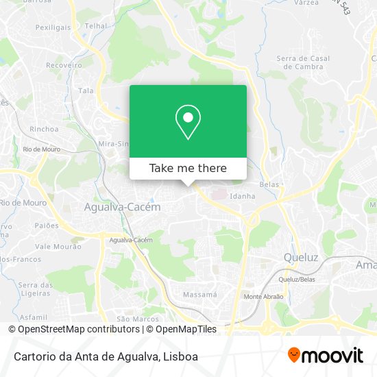Cartorio da Anta de Agualva map