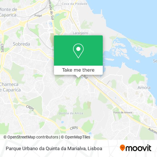 Parque Urbano da Quinta da Marialva map