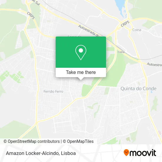 Amazon Locker-Alcindo map