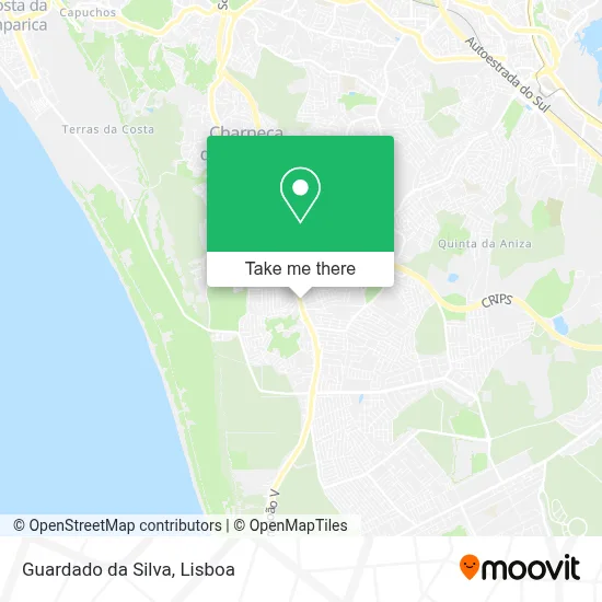 Guardado da Silva map
