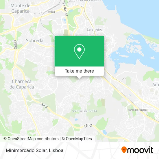 Minimercado Solar map