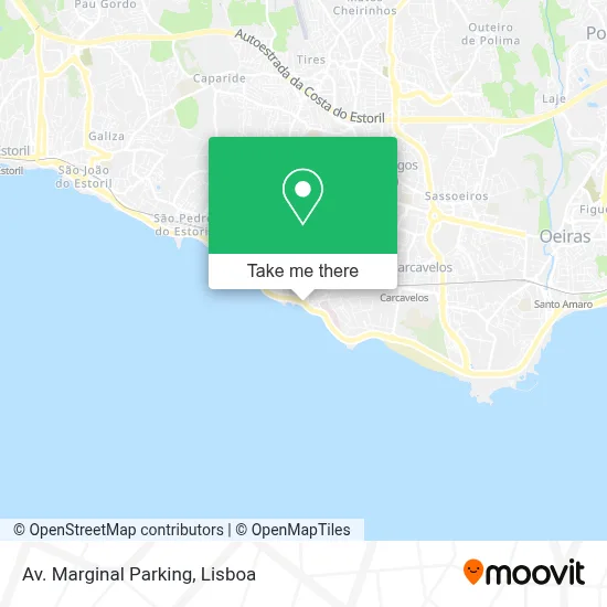 Av. Marginal Parking map