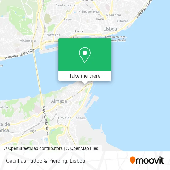 Cacilhas Tattoo & Piercing map