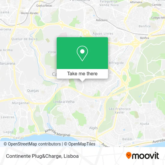 Continente Plug&Charge map
