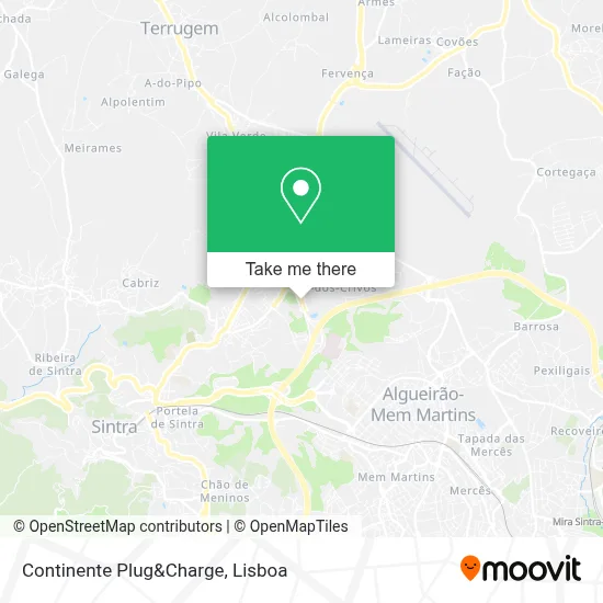 Continente Plug&Charge map