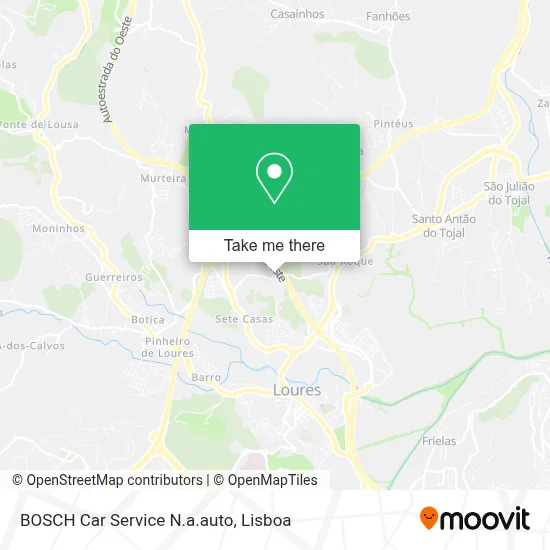 BOSCH Car Service N.a.auto map