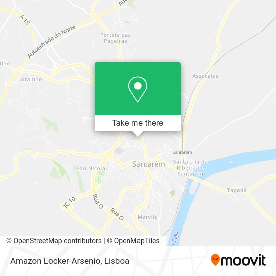 Amazon Locker-Arsenio map