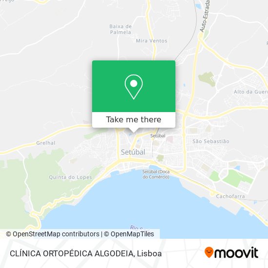 CLÍNICA ORTOPÉDICA ALGODEIA mapa