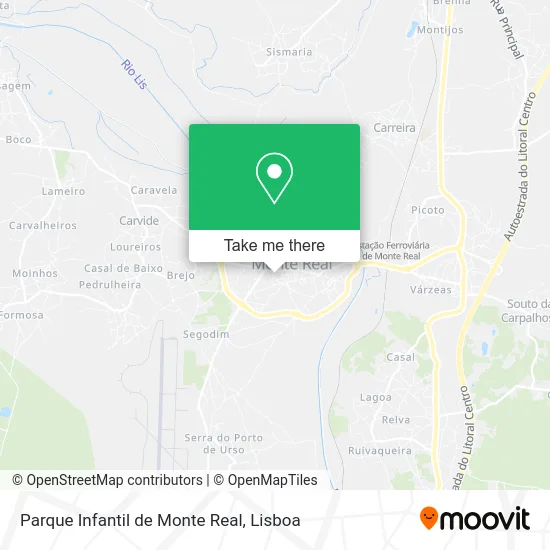 Parque Infantil de Monte Real map