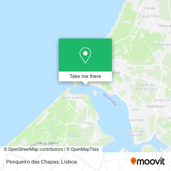 Pesqueiro das Chapas map