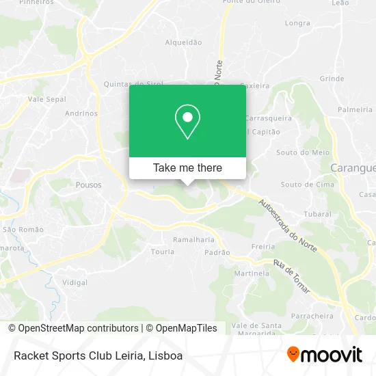 Racket Sports Club Leiria map