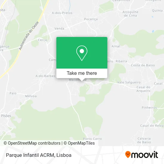 Parque Infantil ACRM map