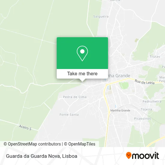 Guarda da Guarda Nova map