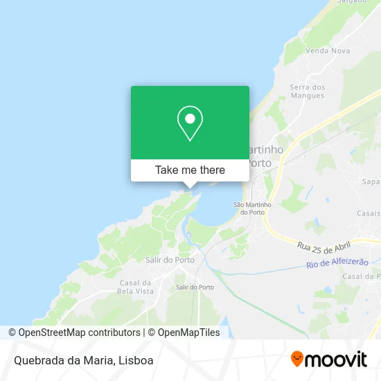 Quebrada da Maria map